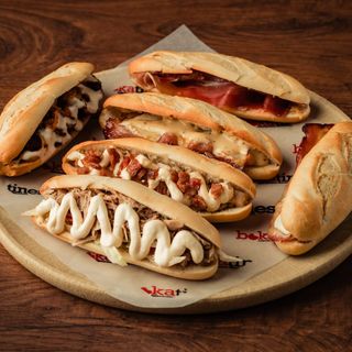 6 Bokatines + 1 Patatas + 2 Bebidas