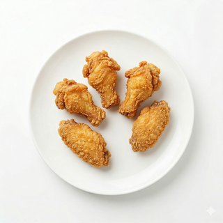 Alitas De Pollo Fritas (5 Uds.)