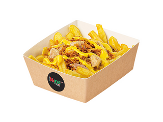 Фри-Мит с курицей томлёной и грибным соусом