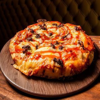 Pizza american BBQ ternera