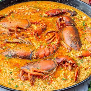 Arroz caldoso de bogavante