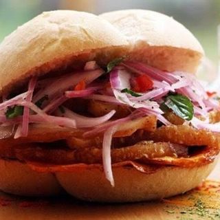 (AS) Burger de Chicharrón 