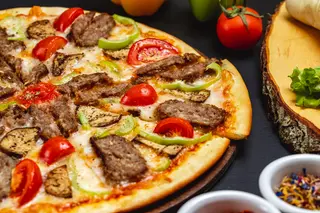 Pizza grill house special