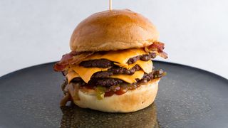 Triple Smoking BBQ Smash Burger