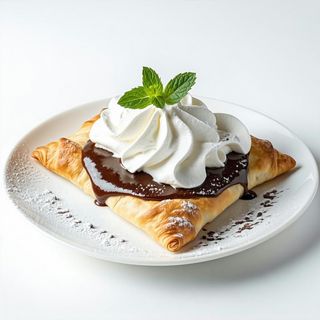 Sfincione con Nutella Bianca