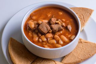 Zuppa di fagioli con agnello