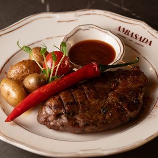 Стейк з свиного ошийка cувід 