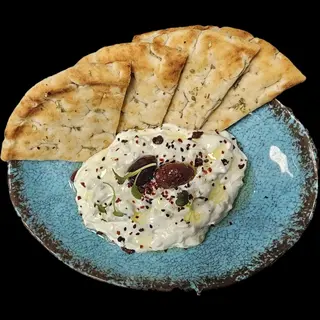 PAN PITA CON SALSA TZATZIKI 