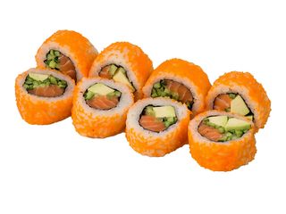 California z łososiem w kawiorze 8 szt (280g)