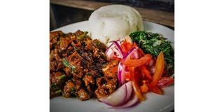 Ugali beef Wetfry