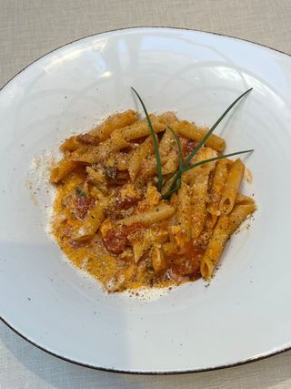 Pennette all'amatriciana