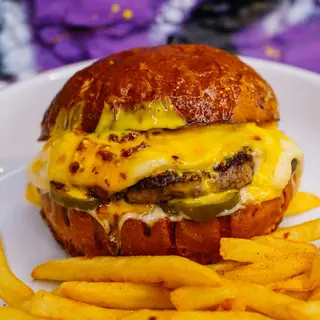 Бургер Double cheeseburger 420г