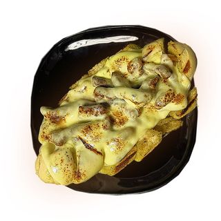 Pão de Alho Recheado com Picanha