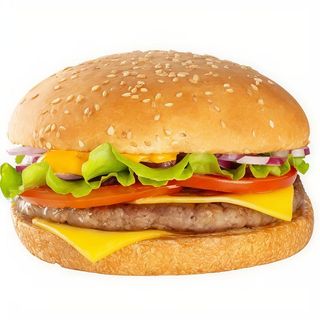 Hamburguesa Completa con Queso