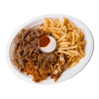 Talerz kebab Amerykański