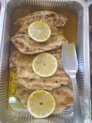 Petto di pollo arrosto con limone