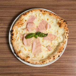 Pizza bianca al cotto