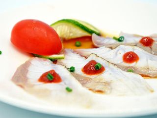 Sashimi Branzino Flambè