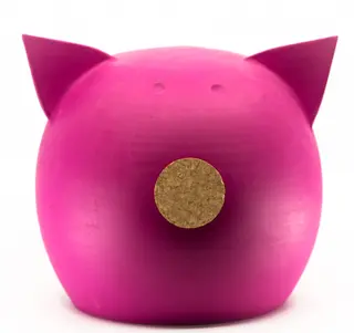 Pusculita ceramica Chalk Collection Large Pink  L