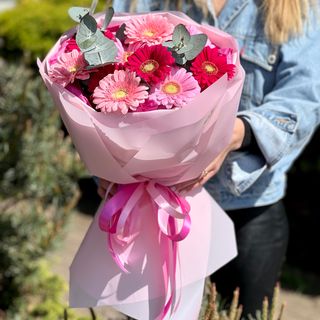 Bukiet z gerbery mix kolorów 