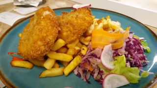 Meniu din piept de pui crispy