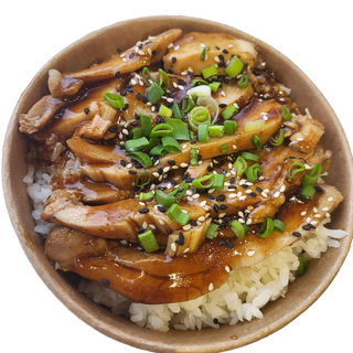 Рис с курицей в терияки соусе