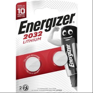 Pila Electrica 2032 Energizer 2 Uds.