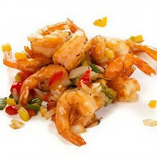 227-Gamba a la sal y pimienta