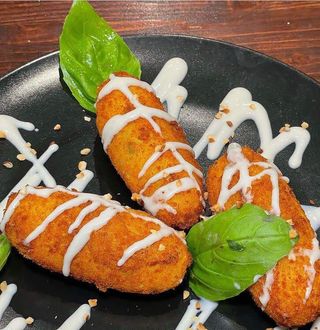 Crocche' con fonduta -  3 pezzi