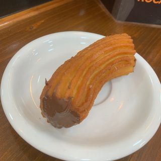 Churro relleno con NUTELLA