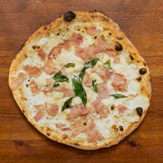 Bianca panna e prosciutto