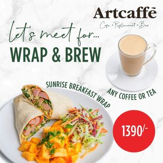 Sunrise Breakfast Wraps & Hot Beverage