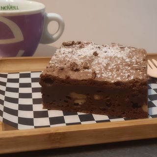 Brownie + café