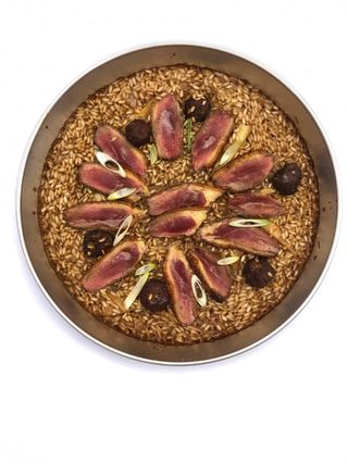 Arroz de pato y chirivías de Madrid- Shangai