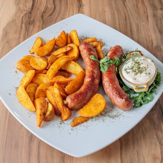 Domaća kobasica sa sirom