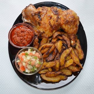 Alloco & 1 Morceau De Poulet & Jus De Bissap