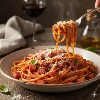 Bucatini all'amatriciana