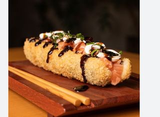 SUSHI DOG SALMON PHILADELPHIA.