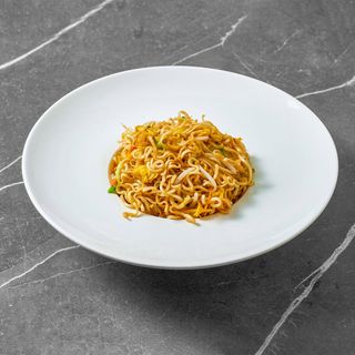 Spaghetti saltati con verdure