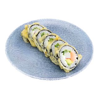 Futomaki w tempurze z łososiem i awokado