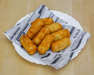 Croquetas artesanas fritas (8ud)