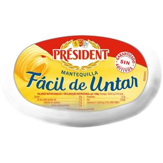 Mantequilla Fácil Untar President 250Gr
