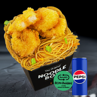 Meniu Noodles creveti pane