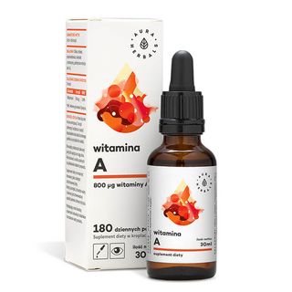 Witamina A 180 porcji 30 ml AURA HERBALS