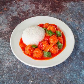 Pollo Con Salsa Agridulce