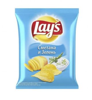 Lays Չիպս Թթվասեր և կանաչի 50գր