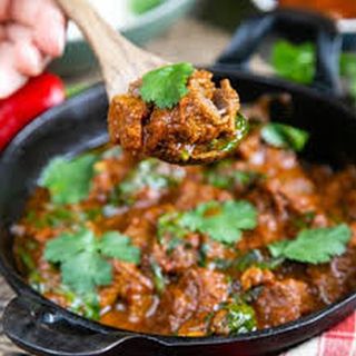Beef Wet Fry with Rice