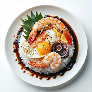 80 Riso misto mare alla piastra