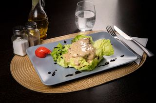 Mușchi de vită cu sos de piper verde