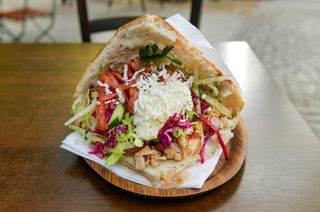 Super Doner Kebap w bułce